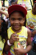 Cores, sorrisos e ancestralidade marcaram o desfile do bloco infantil Todo Menino é um Rei 