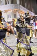 Bloco Afro Jogo de Ifá desfilou com trajes inspirados no Egito