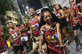 Cortejo levou a batida marcante do samba-reggae 