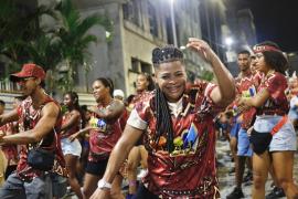 Cortejo levou a batida marcante do samba-reggae 