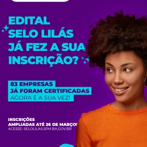 Edital Selo Lilás