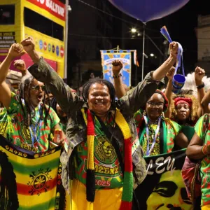 Integrantes do Muzenza no Campo Grande