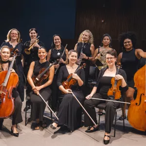 Grupo formado por mulheres instrumentistas da OSBA se apresenta nesta quinta-feira no Teatro do Goethe-Institut