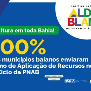 Após mobilização intensa, 100% dos municípios baianos enviam Planos de Aplicação de Recurso da PNAB 