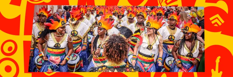 Olodum toma as ruas do Pelourinho