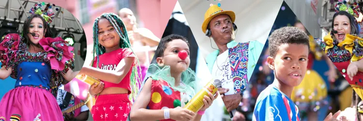 Grupo musical Pé de Lata e Gatos Multicores animam a criançada na Praça das Artes