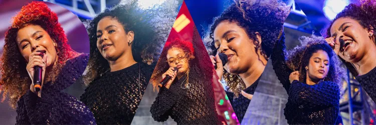 O canto da Sereiona: Rachel Reis encanta público com show vibrante no Largo do Pelourinho 