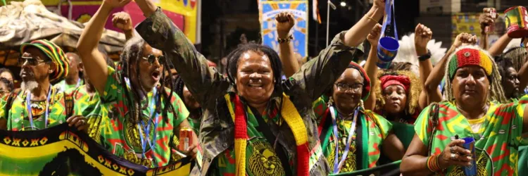 Integrantes do Muzenza no Campo Grande