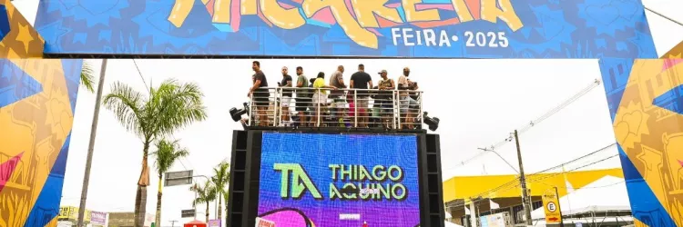 Thiago Aquino e Timbalada encerram Micareta de Feira com arrastão nesta segunda (5)