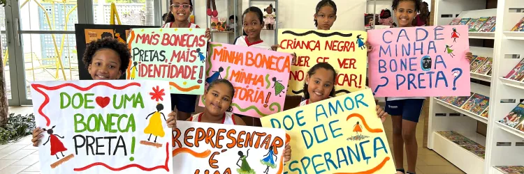 Minha Boneca, Minha História: 3ª edição da campanha de arrecadação de bonecas pretas tem cerimônia de entrega nesta sexta-feira (28)