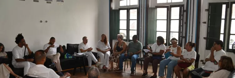 Reunião com comerciantes do Largo Pedro Archanjo