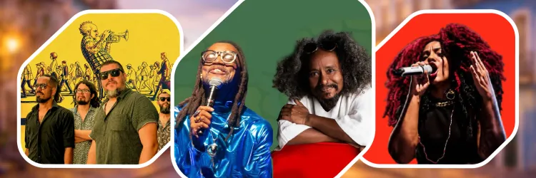 Show de Chico César, programação infantil, samba, rock, reggae e hip-hop