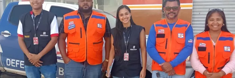 Defesa Civil em ação