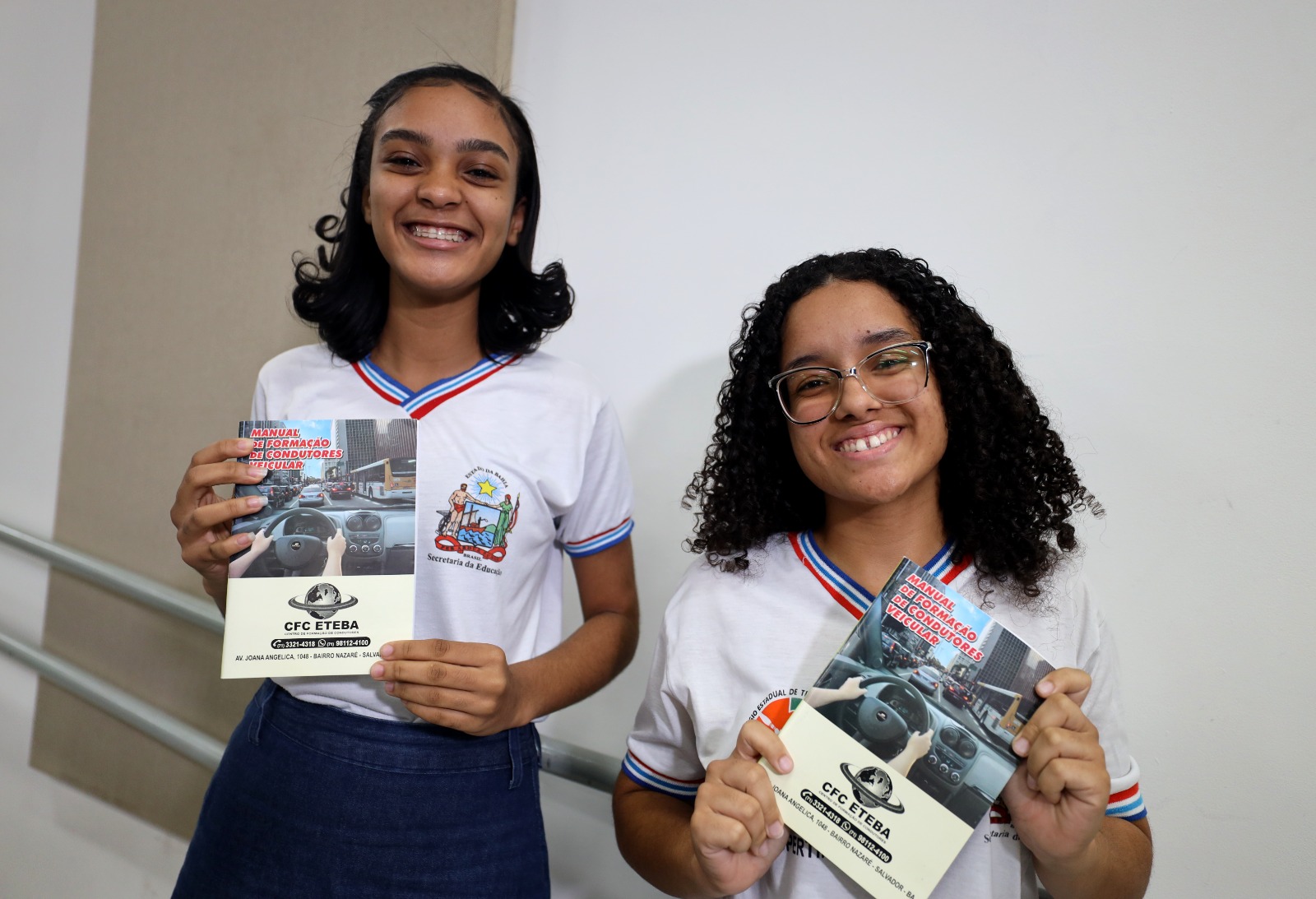 Em Salvador, estudantes da rede estadual contemplados no programa CNH nas Escolas participam da aula inaugural de trânsito