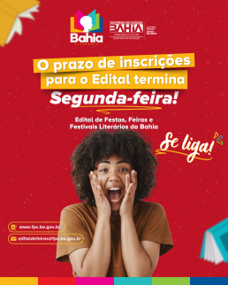 Bahia Literária: inscrições para o edital encerram na segunda-feira (12)