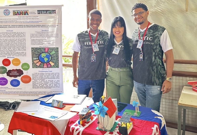Rede estadual tem projetos finalistas na Febrace 2025 e destaca a força da escola pública baiana