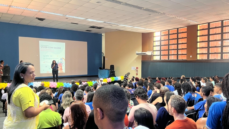 Seminário Viver com Saúde promove diálogo sobre saúde mental nas escolas da Bahia