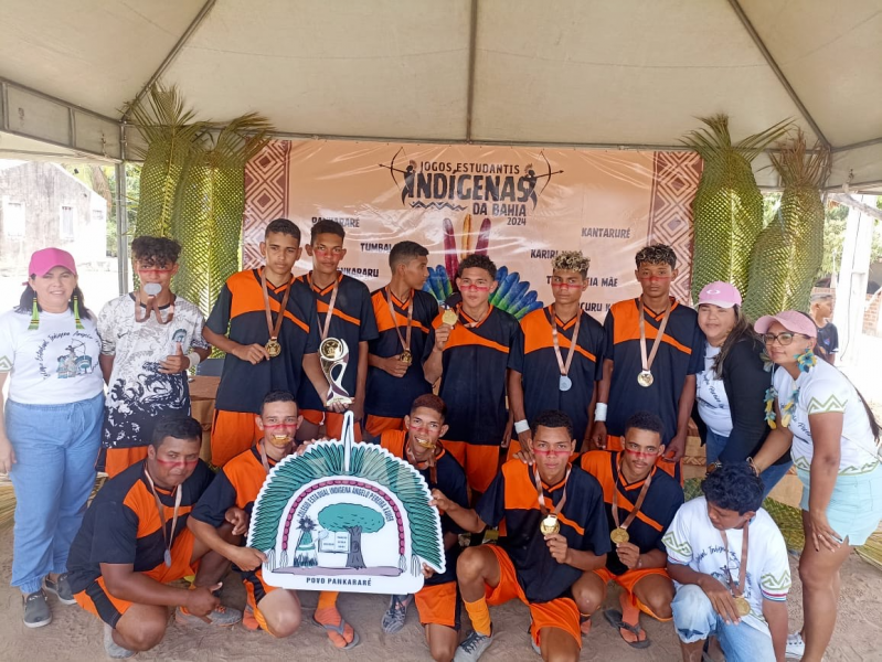 Estudantes de Glória participam do encerramento da Etapa Territorial dos Jogos Estudantis Indígenas
