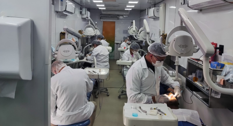 Odontomóvel inicia atendimentos em cinco novos municípios, nesta semana