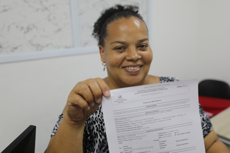 SEC inicia transferência de estudantes entre escolas estaduais e orienta sobre matrícula de alunos novos