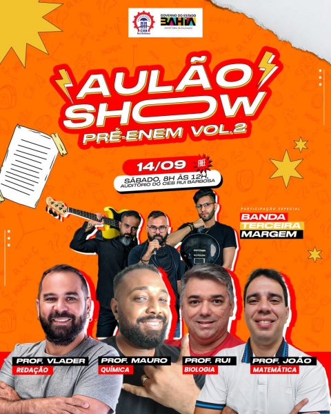 Sugestão de Pauta - Aulão em Juazeiro prepara estudantes para o Enem 2024