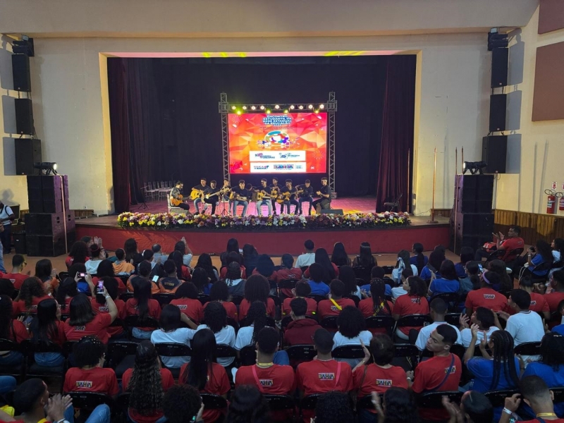 Estudantes do Velho Chico apresentam projetos de arte e cultura, na Etapa Territorial do Encontro Estudantil
