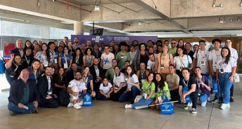 Projeto de embalagens sustentáveis é apresentado por estudantes na 5ª Mostra Nacional de Feiras de Ciências