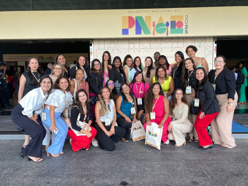 Nutricionistas da rede estadual participam de encontro do Programa de Alimentação Escolar (PNAE), em Brasília
