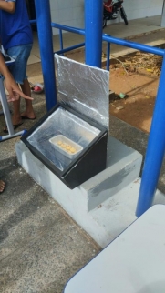 Estudantes criam forno que utiliza fonte renovável como energia