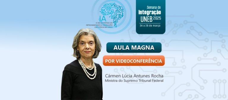 Ministra Cármen Lúcia participará de aula magna na UNEB nesta sexta-feira (28)