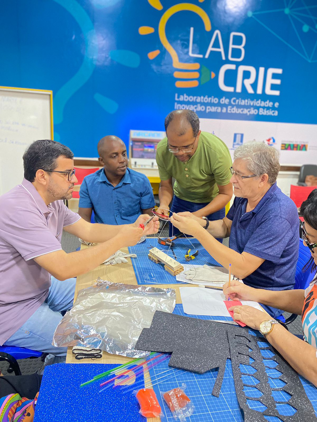 Professores no Maria Felipa Lab