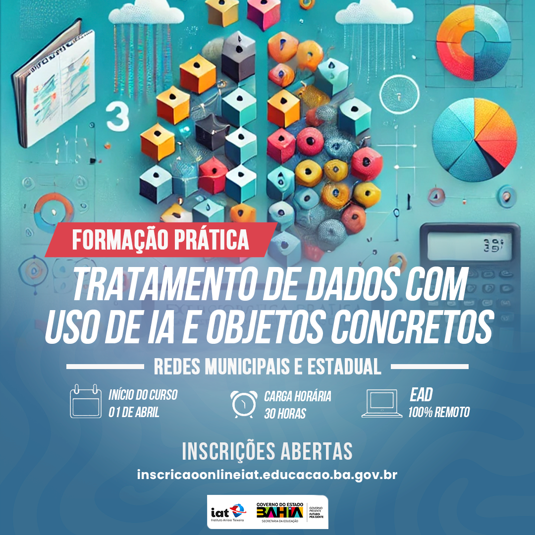 Card de divulgação da formação