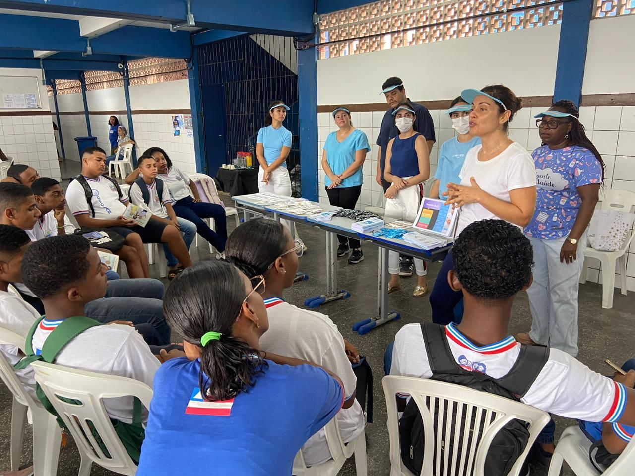 Colégio do Arenoso promove de feira de saúde com orientação de ações preventivas para a comunidade escolar