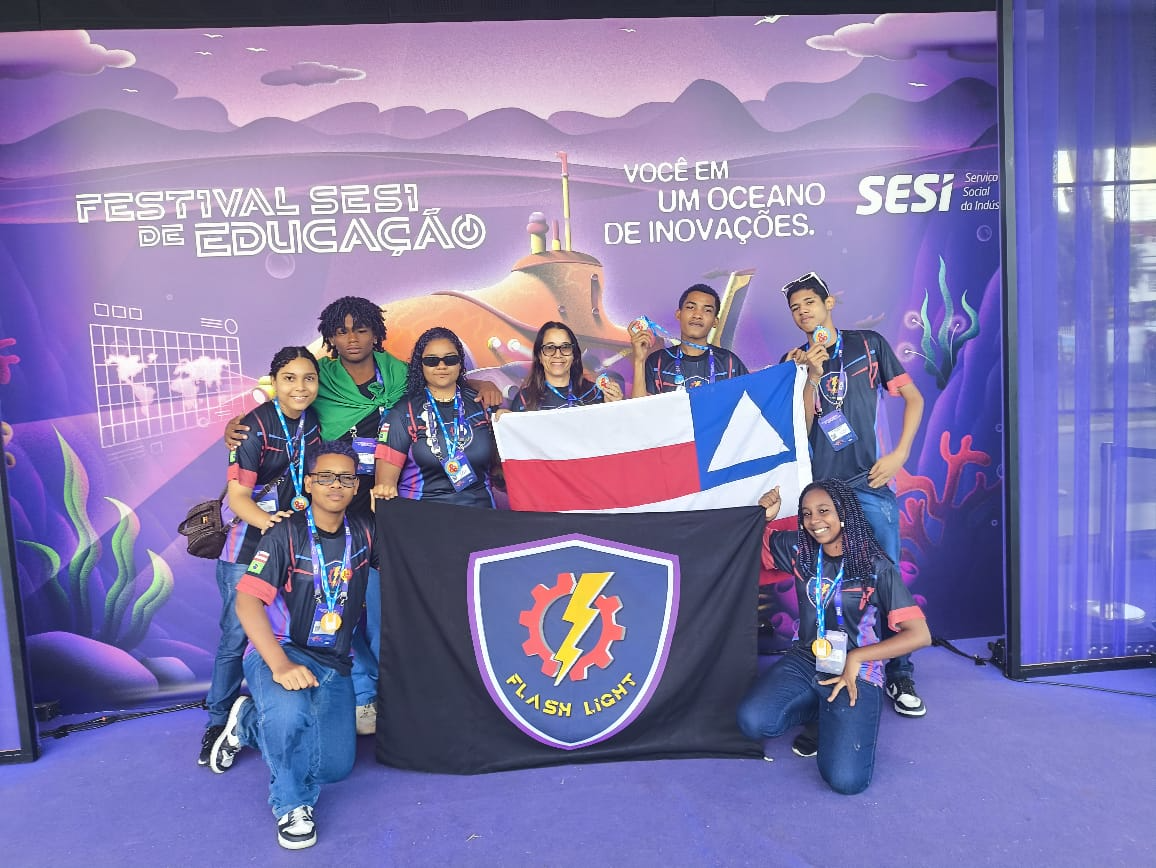 Projeto de estudantes da rede estadual é selecionado para o Festival Nacional Sesi Robótica, em Brasília