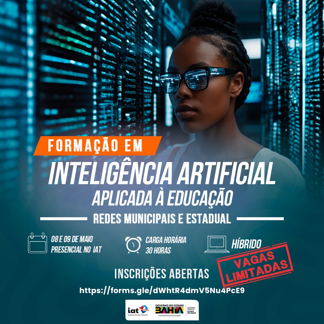 Card de divulgação da formação