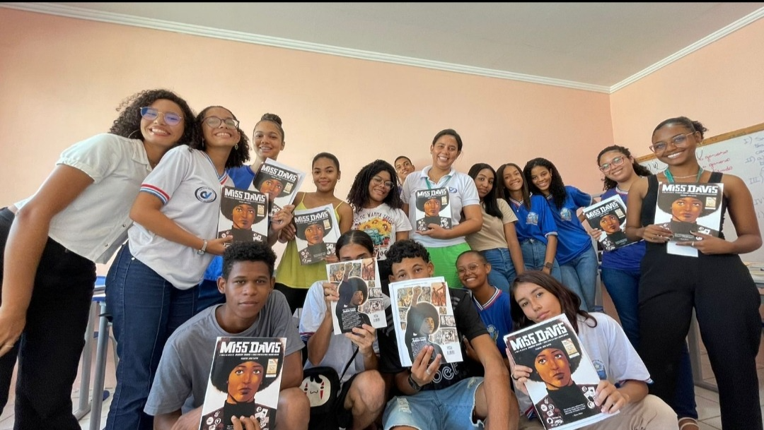 Clube de leitura da rede estadual leva protagonismo juvenil à Expo Nacional Milset