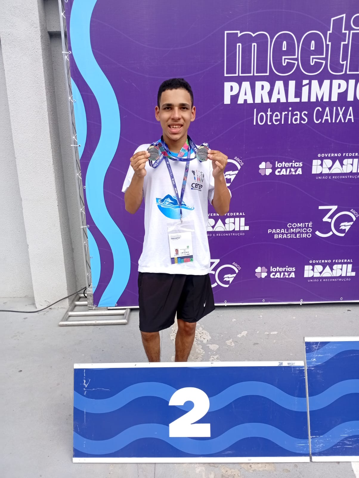 Estudante da rede estadual de Santa Maria da Vitória é medalha de prata no Meeting Paralímpico Loterias Caixa 