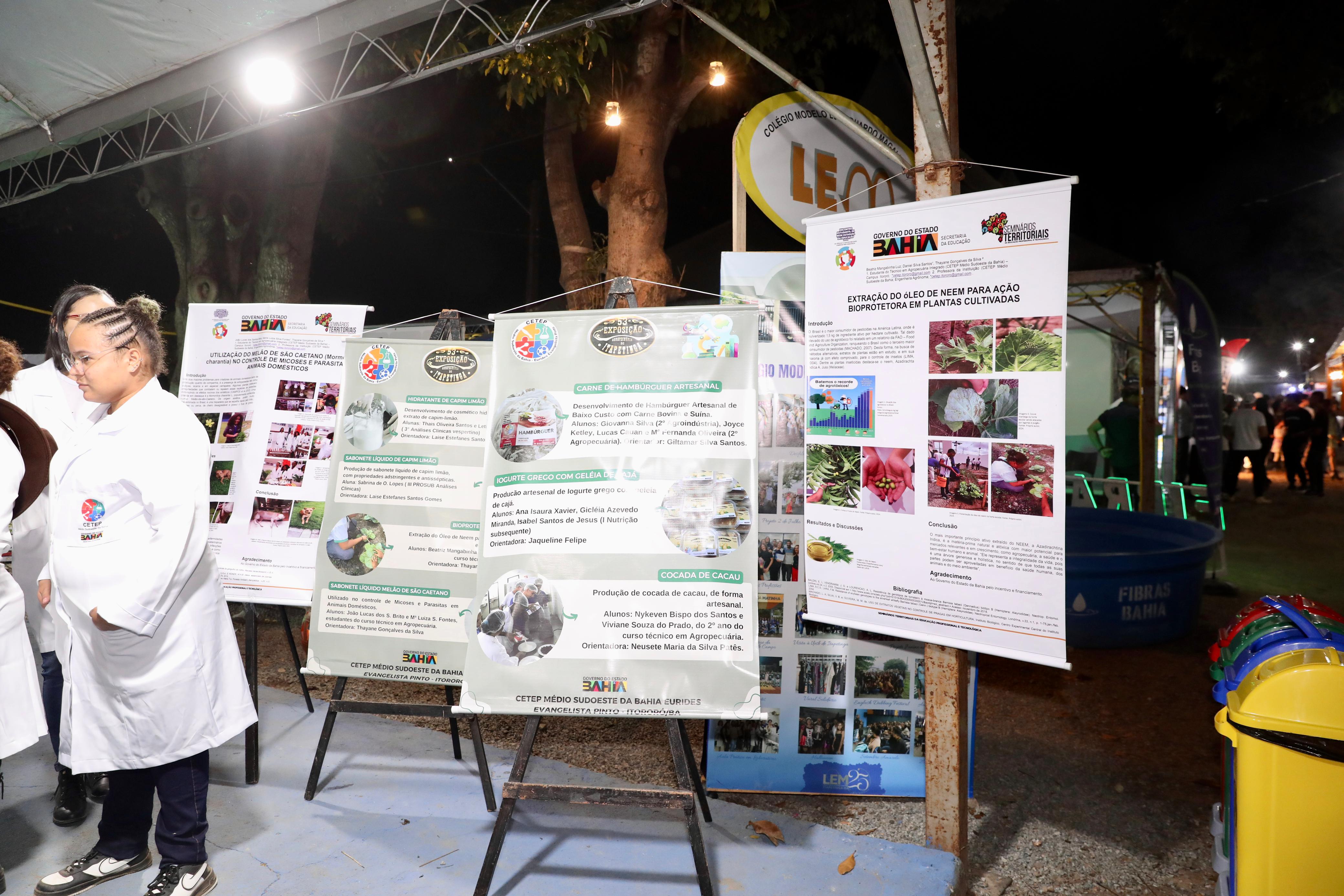 Educação sustentável e protagonismo juvenil ganham espaço na Exposição Agropecuária de Itapetinga