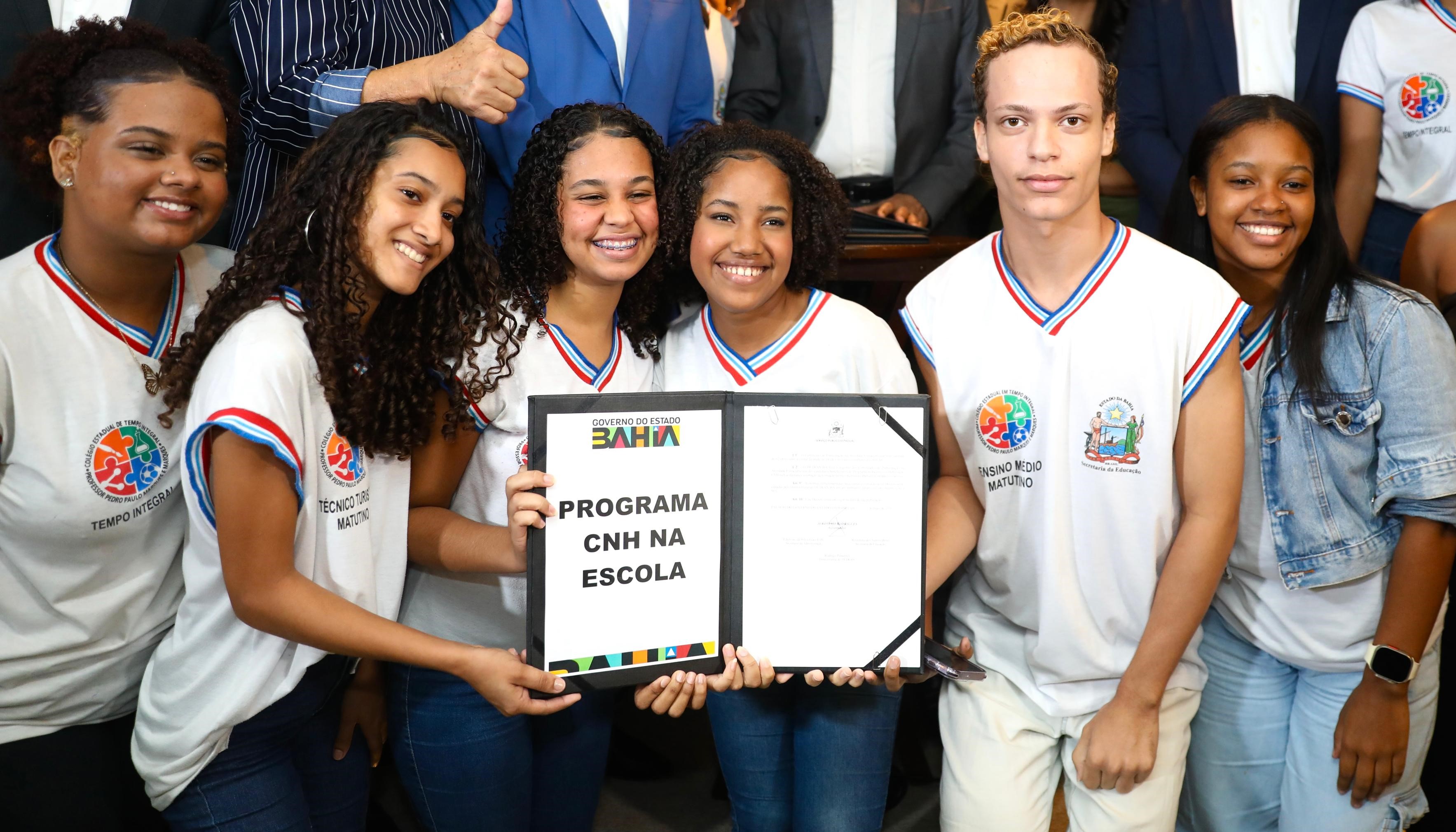Estudantes da Rede Pública da Bahia podem se inscrever no CNH na Escola e CNH da Gente, a partir de segunda-feira (16)