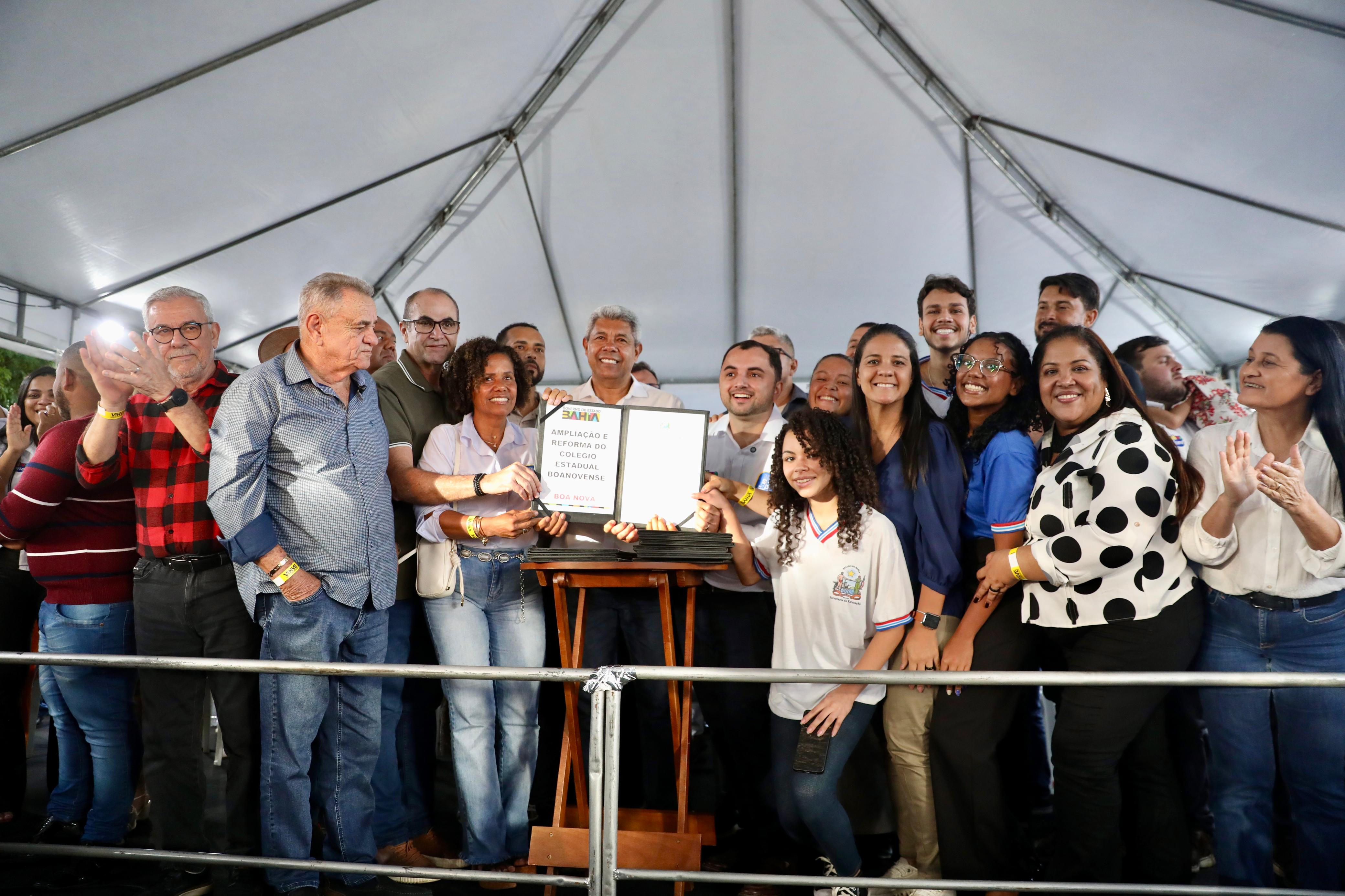Governo do Estado autoriza construção de nova escola em Itagi e ampliação de unidade em Boa Nova