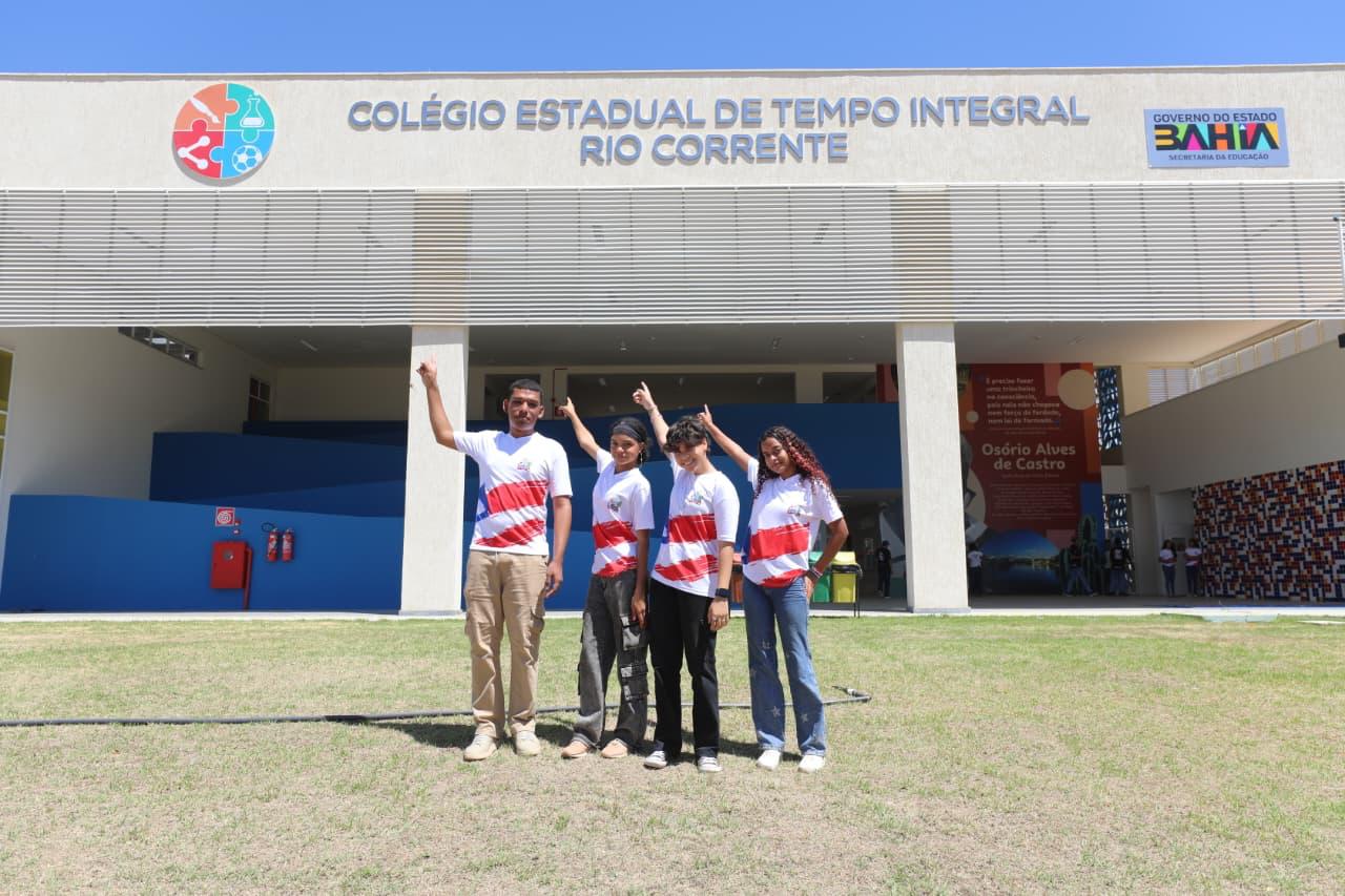Governo do Estado inaugura duas novas escolas por tempo integral e uma ampliação na Região Oeste da Bahia