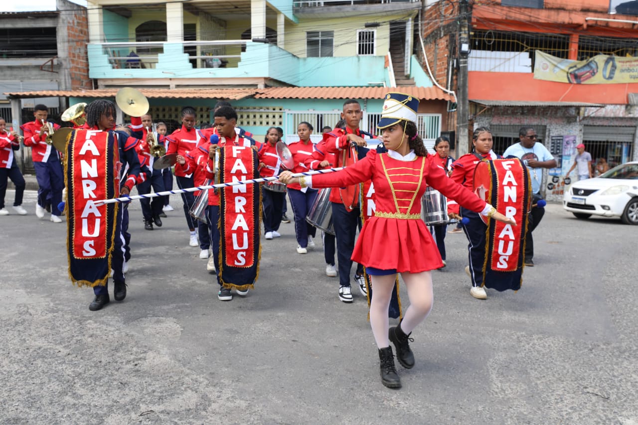Fanfarras da rede estadual participam da segunda etapa do Intercolegial em Salvador
