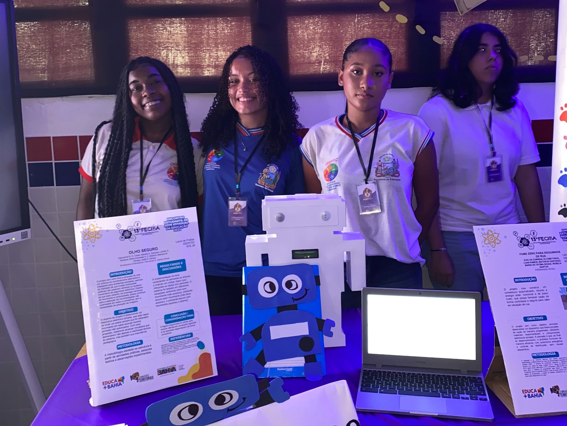 Feira destaca inovação e robótica em escola estadual de Educação Profissional de Lauro de Freitas