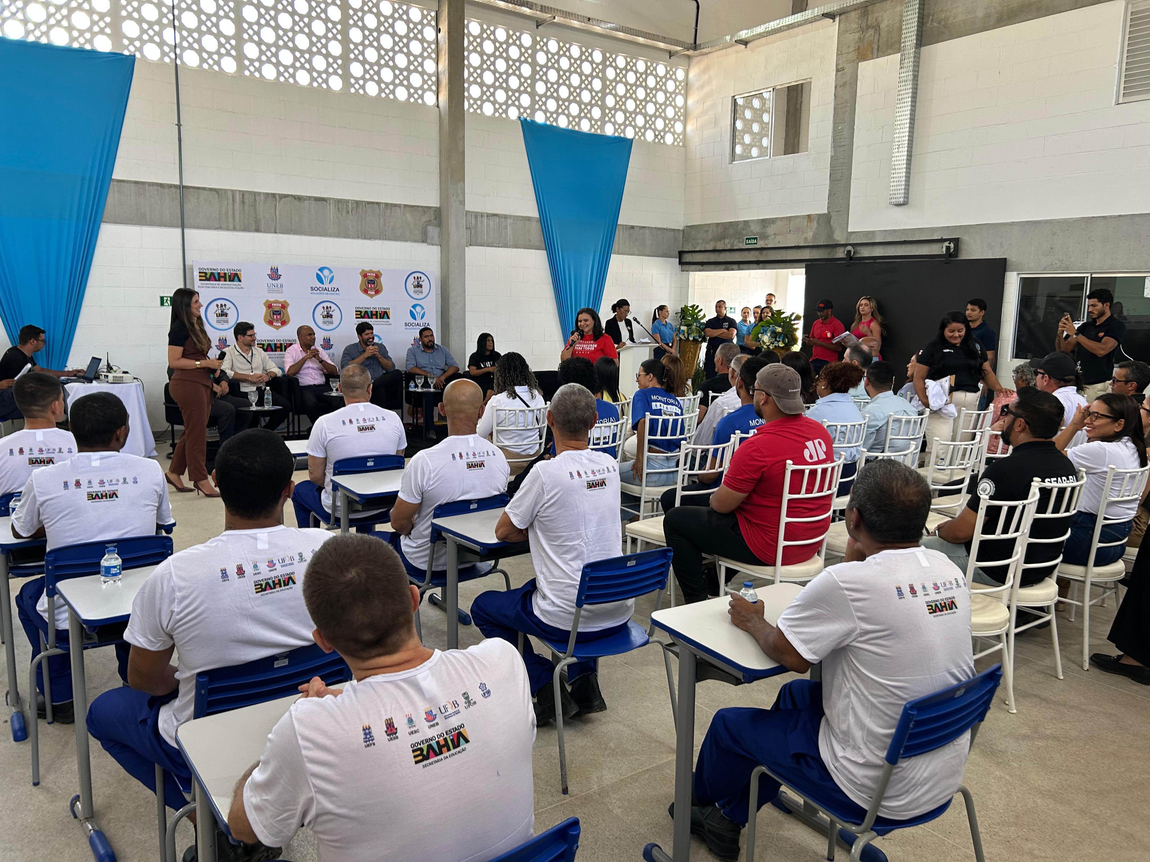 Programa Universidade para Todos promove aula inaugural no Conjunto Penal de Barreiras