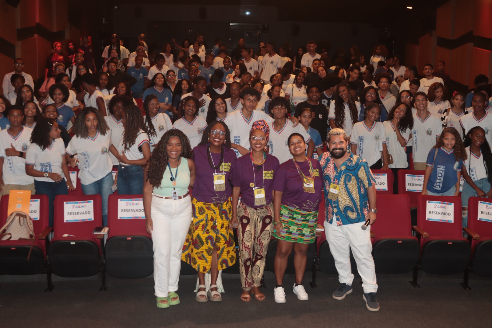 Mostra de Cinemas Africanos promove sessões para estudantes da rede estadual 