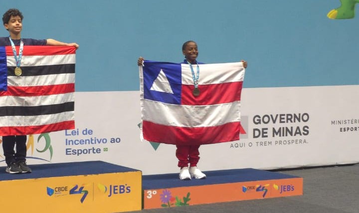 Estudante da rede estadual de Salvador conquista medalha nos Jogos Escolares Brasileiros 2025, em Uberlândia