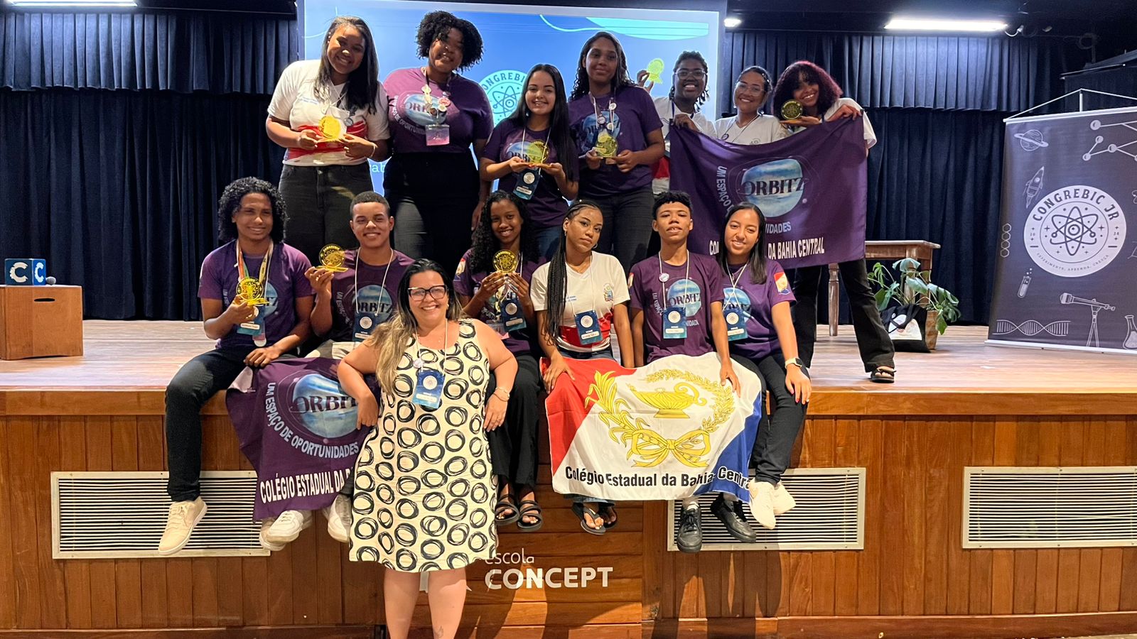 Estudantes da rede estadual de Salvador são premiados no 2º Congresso Baiano de Iniciação Científica Jr.