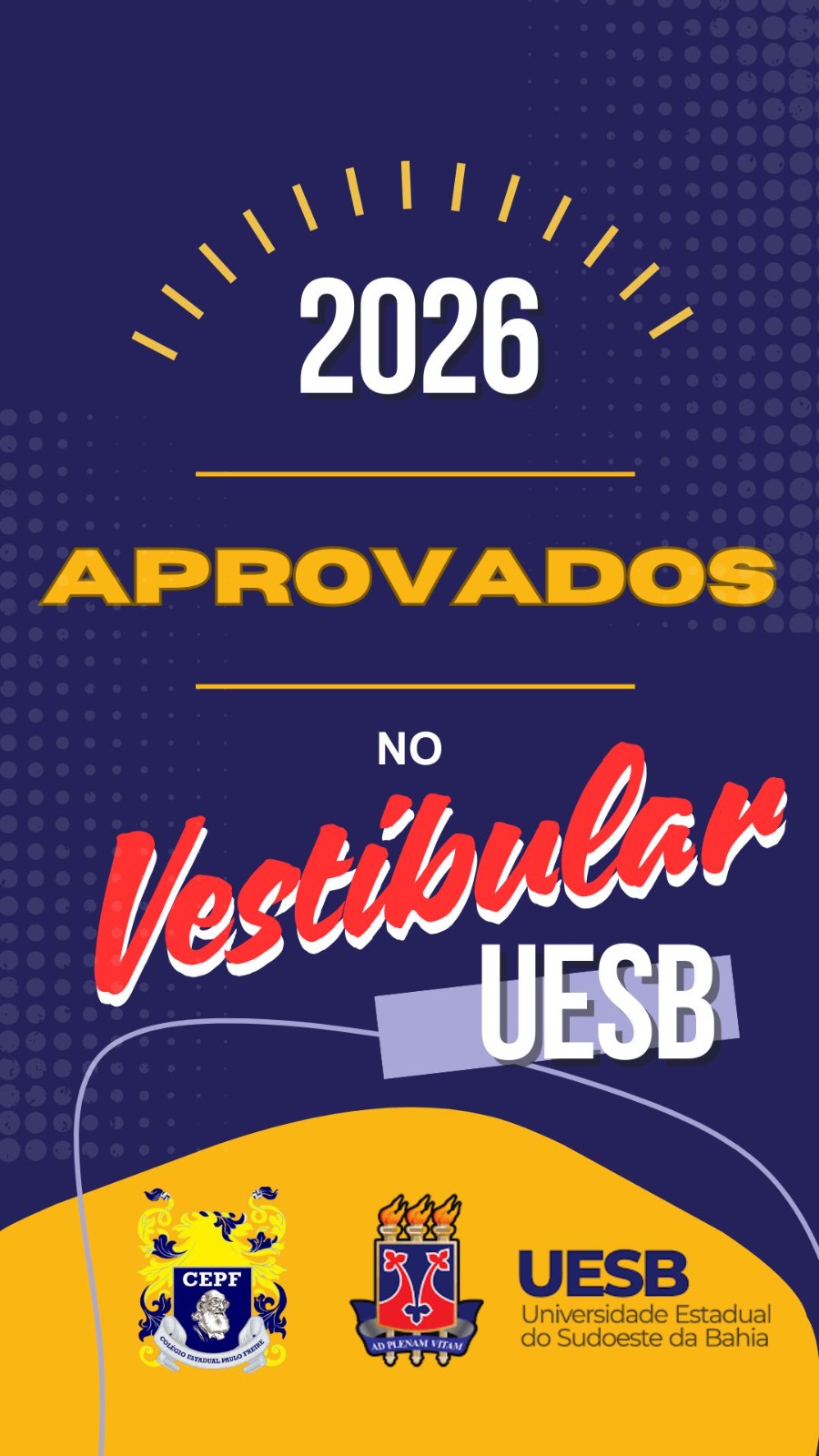 Escolas estaduais do Médio Rio de Contas celebram aprovações de estudantes na UESB