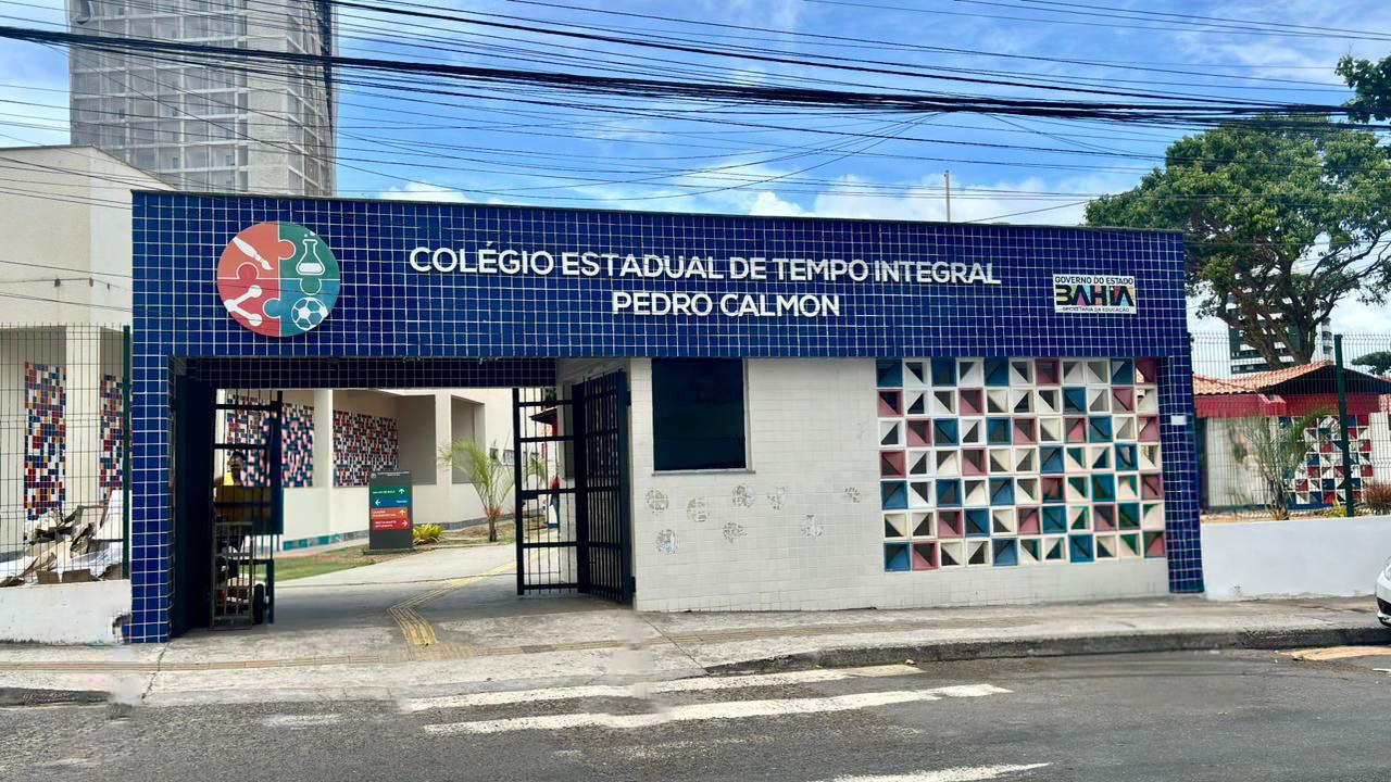 SEC inaugura, nesta segunda (12), obras de modernização do Colégio Estadual de Tempo Integral Pedro Calmon, em Salvador