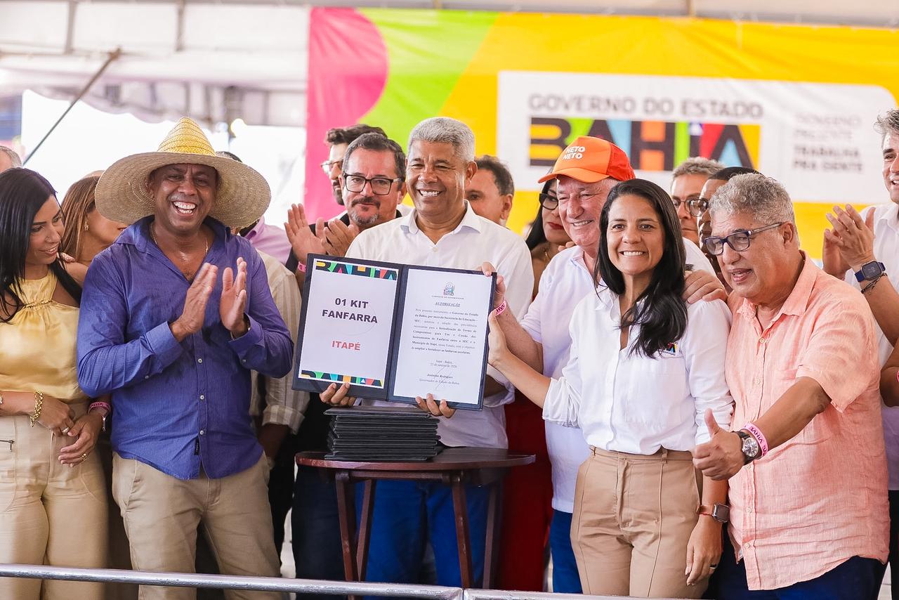 Em Itapé, Governo do Estado inaugura 99ª escola de tempo integral na Bahia